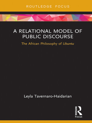 cover image of A Relational Model of Public Discourse